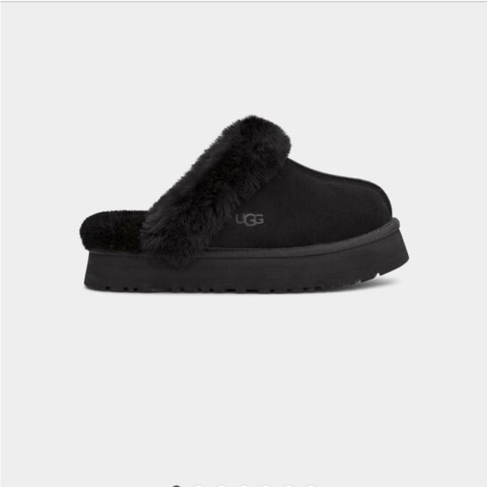 Ugg Disquette Platform Slippers Size 8